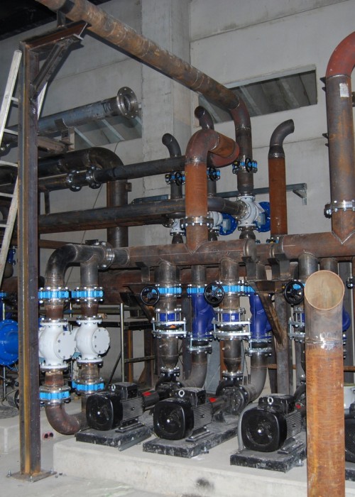 montaggio caldaia industriale