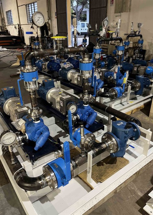 MBS srl Maurizio Blanco montaggio Skid